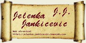 Jelenka Jankićević vizit kartica